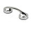 No-Punch Suction Cup Handle - Silver, 19.46.5cm, Silver, 1pc 1