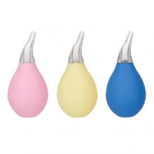 3pcs Baby Care Nasal Aspirator Nose Cleaner Detachable Vacuum Suction Portable