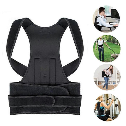 (XL) Adjustable Posture Corrector Back Support Shoulder Back Brace Posture Correction 2
