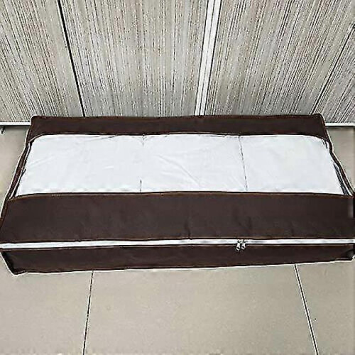 Foldable Large Non-woven Under Bed Storage, Foldable Garment Bag with Clear Window 1