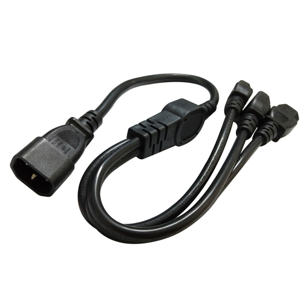 Iec320 C14 To 3Xc13 Connectors Adapter Cord Male Port To Female 7751000251833