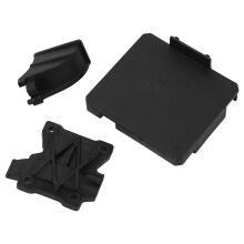 RC ESC Montagerahmen für 1/7 MX 07 Auto Schwarzes, verschleißfestes Kunststoff