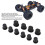 10PCS Black Plastic RC Bushing Adjuster for 1/7 MX 07 Trunk 10