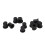 10PCS Black Plastic RC Bushing Adjuster for 1/7 MX 07 Trunk 7