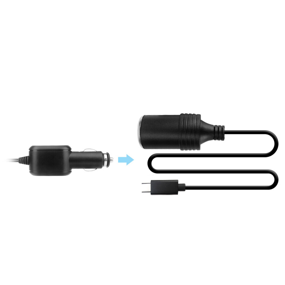 4.9Ft Usb C To Cigarette Lighter Adapter 15V3a 45W For Car Charging Solution 8051353800245