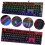 (Gray) MK808 LOL Gaming Keyboard 104 Keys USB Wired Mechanical Colorful Backlight Office Computer Keyboard 1