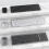 (Gray) Rechargeable Wireless Bluetooth Keyboard and Mouse Set For IOS iPad Android PC 1