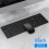 (Black) Rechargeable Wireless Bluetooth Keyboard and Mouse Set For IOS iPad Android PC 2