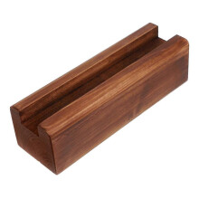 Mirror Stand Multi-Use Mirror Holder Slot Type Wood Anti-Skid Support Home Decoration 25.00X8.00X7.00CM 1Pcs