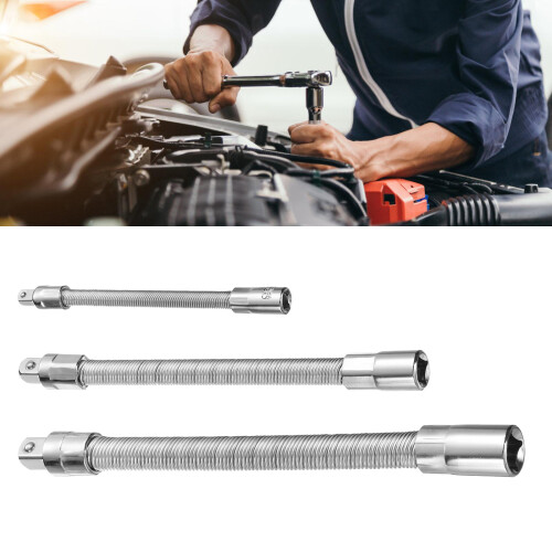 3Pcs Flexible Socket Extension Bar Set High Torques  Wrench 1