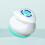 (White) Electric Rechargeable Body Brush Long Handle Bath Shower Back Scrubber 5