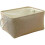 Decorative Basket Rectangular Fabric Storage Bin Organizer Basket with Handles for Clothes 1