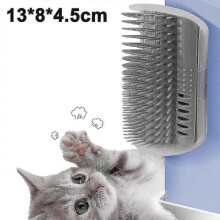 1pack Cat Grooming Brush, Cat Face Scratcher, Wall Corner Groomers
