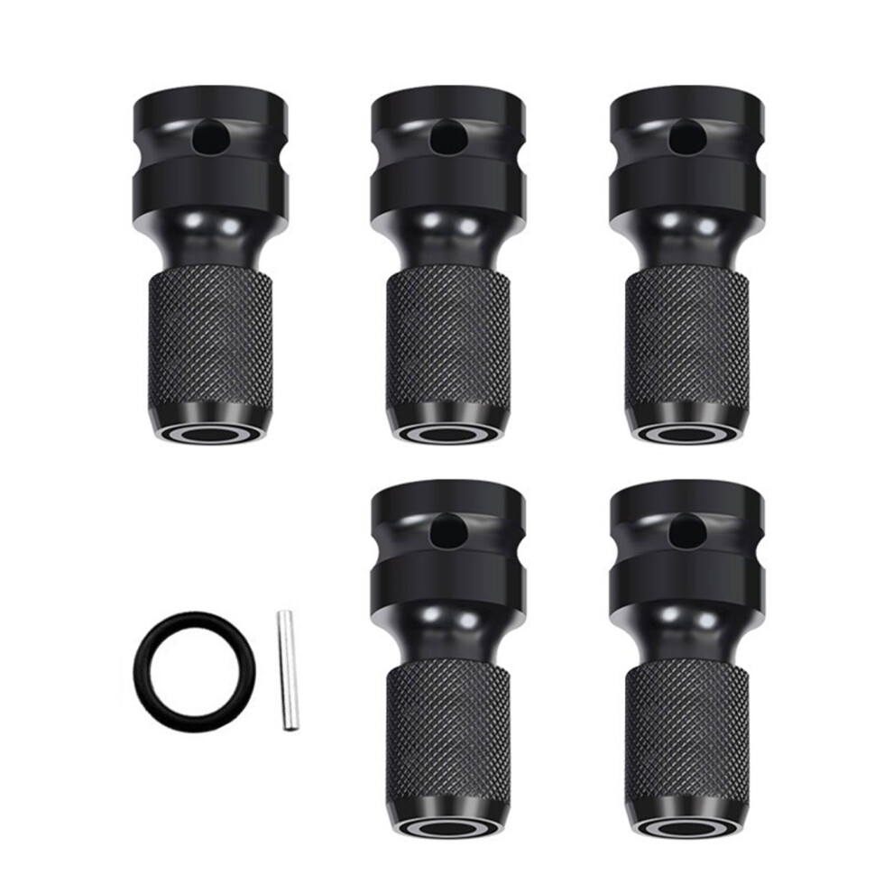 5Pcs Professional 1/2Inch Square To 1/4Inch Hex Converter Bit 7754000129133