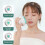 (White) Electric Rechargeable Body Brush Long Handle Bath Shower Back Scrubber 2