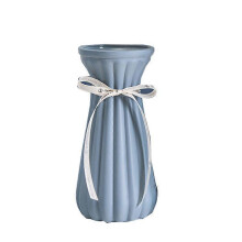 (Grey) Vase glass wholesale living room dining room flower arrangement European vintage vase premium sense ins style dry flower vase