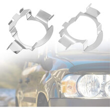 1 Pair H7 Led Headlight Bulb Holder Retainer Headlamp Adapter Retainer Clip for Mercedes Benz Buick Nissan