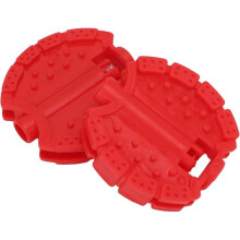(Red) Kids Bicycle Pedals, 1 Pair Plastic Children's Tricycle Bike Pedals Baby Stroller Front Wheel Foot Pedal Accessories