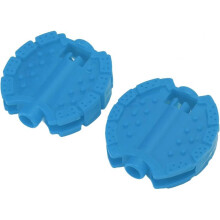 (Blue) Kids Bicycle Pedals, 1 Pair Plastic Children's Tricycle Bike Pedals Baby Stroller Front Wheel Foot Pedal Accessories