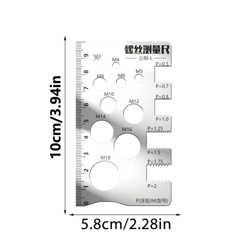 Screw Thread Gauges For Metric And SAE Standards Includes Drill 1