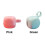 (Pink) Pacifier Case PP Home Travel Tiny Size For Diaper Bag Nipple Storage Container 2