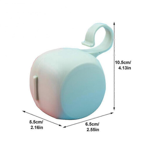 (Green) Pacifier Case PP Home Travel Tiny Size For Diaper Bag Nipple Storage Container 2