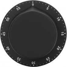 (Black) Kitchen Mechanical Timer,Stainless Steel Magnetic Suction Chef Cooking Timer Clock Kitchen Countdown Timer Mechanical(White)