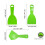 3Pcs Professional Scraping Tools Putty Scraper Comb and Corner 4