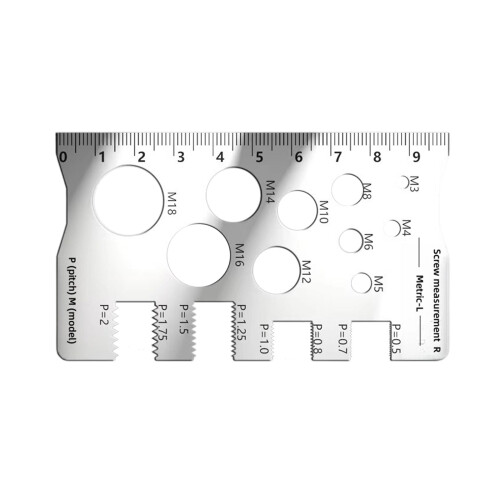 Professional Thread Gauge Thread Measuring Tool Bit Checker