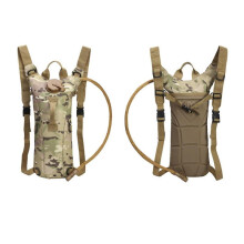 (Brown) 3l Hydration Pack Eva Large 900d Oxford Lightweight Hiking Water Bag