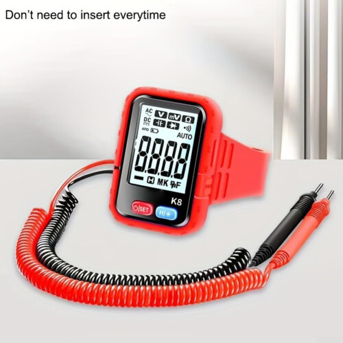 Portable Multimeter For Electronics Manual Range AC/DC Voltage Current Resistance Capacitance Frequency Duty Cycle 2