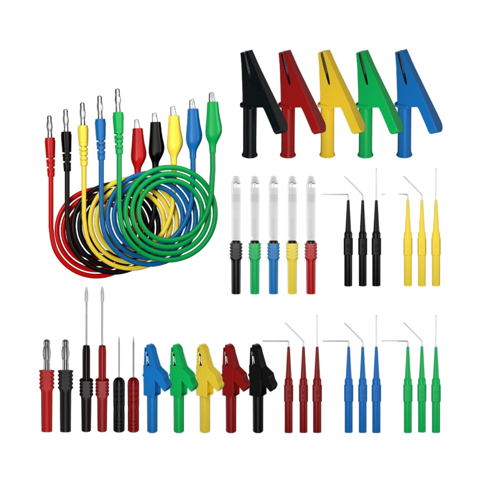 41Pc Insulated Test Leads Assortment Automotive Electronics 7754000134229