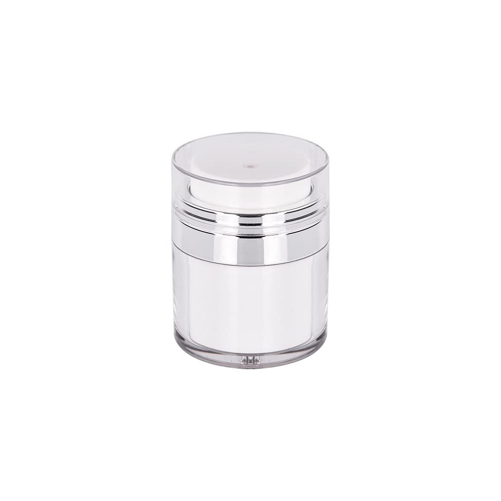 Cream Premium Jar Vacuum Bottle Dispenser Airless Pump Jar 15Ml 3 Pack Travel Lotion Containers Leak Proof