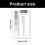4pc Professional Plastic Flaw Identification Scale with Tear 3