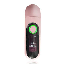 (Pink) Portable Alcohol Tester Breathing Blow Alcohol Tester Drink Alcohol Tester