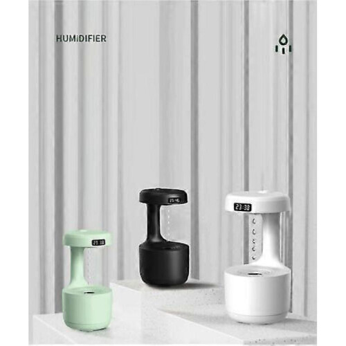 (Green) Anti-gravity Humidifier Water Droplet Backflow Aromatherapy Diffuser Mist 1