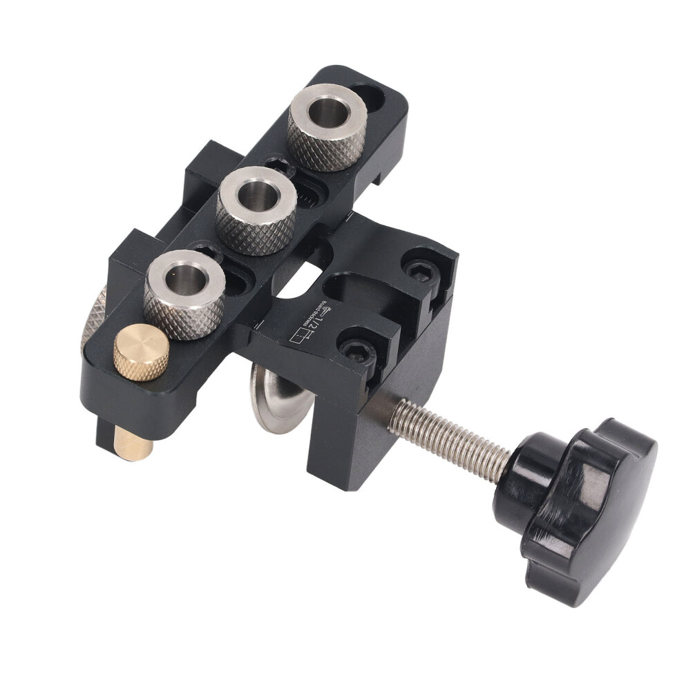 Aluminum Alloy Doweling Jig Drill Kit, Adjustable Depth, 40Mm Clamp 8281353802356