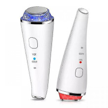 (Bz-0508) Anti-wrinkle Facial Treatment Face Massager Skin Rejuvenation Red Amp; Blue Light Beauty Machine Heat Cold Face Lifting Massager