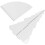 (M) DIY Sewing Ruler Template Set, Sewing Pattern Template Ideal Gift Clear Easy Handwork Sewing for Bowl Mats (M) 1