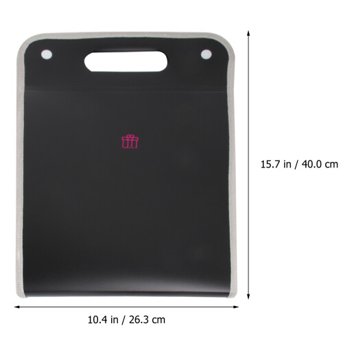 Worgeous Vertikalmappe 40X26,3 Cm Schwarz 1