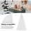 (L) DIY Sewing Ruler Template Set, Sewing Pattern Template Ideal Gift Clear Easy Handwork Sewing for Bowl Mats (M) 2