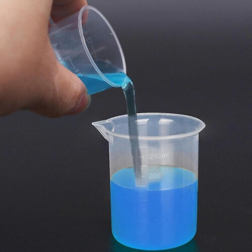 (150ml) 10pcs Plastic Measuring Cup Resin Epoxy Pouring Cup 50ml/100ml/150ml/250ml 2