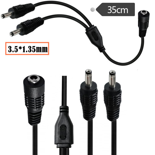 Charging Cable for 3.5x1.35mm Connectors - Charge Two Devices at 2