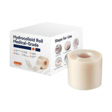 Hydrocolloid Roll 8x8x6cm Large Waterproof Pimple Patches Flexible Absorbent Invisible Tape for Blister Burn Skin