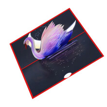 Valentines Greeting Card with Envelope 3D Valentines Card for
