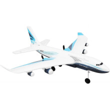 (Triple Battery) 2.4Ghz 2 Channel Remote Control Airplane, Intelligent Gyroscope Signal Stability RC Glider 500m Flight for Open Place (Dual Battery)