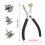 Leather Hole Puncher Pliers Tool with 1/2/4 Prong Drilling Head 15
