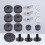 Cymbal Drum Zubehör Set Metall Dämpfung 1 8