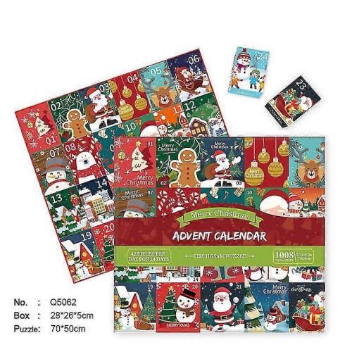 Calendrier de l'avent Enfant 2025, 24pcs Calendrier de l'avent Casse Tete, Compte à Rebours de Noël Casse-tête Puzzles en Métal Plastique, Petits Calendrier de l'avent Enfant 2025, 24pcs Calendrier de l'avent Casse Tete, Compte à Rebours de Noël Casse-tête Puzzles en Métal Plastique, Petits