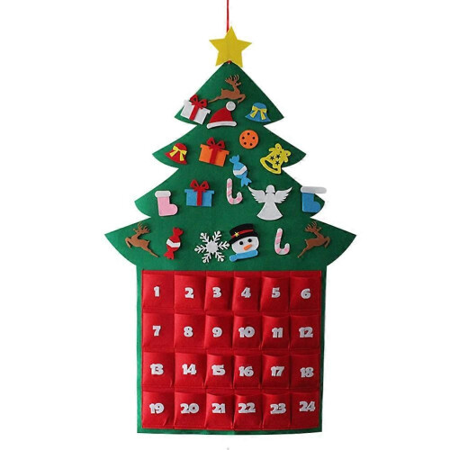 Kit calendario del conto alla rovescia di 24 animali per l'Avvento di